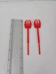 2x Scream Venom Planet Simbionti Spiderman Vintage 1996 Toy Biz Parte Missile - Foto 1 di 5