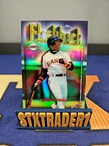 1998 Topps Chrome Flashback Refractor Barry Bonds #FB1 - Picture 1 of 4