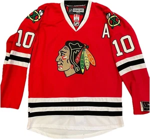 Neu mit Etikett Patrick Sharp #10 Reebok Center Ice Chicago Blackhawks CCM rot Trikot 48 - Bild 1 von 17
