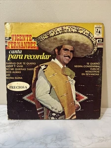 Vicente Fernandez Canta Para Recordar 1975 Vinyl LP Mariachi Ranchera VG - Picture 1 of 8