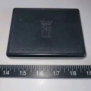 Kem Playing Cards Holder Case 1947 Vintage - Picture 1 of 7
