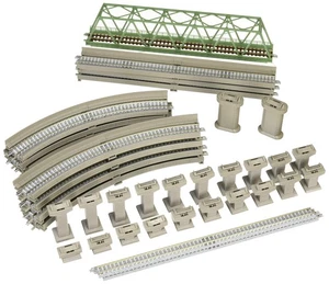 TOMIX N Scale Rail Set Overhead Crossing Set C Pattern 91027 - Picture 1 of 4
