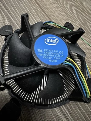 Intel Copper Core CPU Heatsink Cooling Fan LGA1155/1156/1150/1151 4 Pin PWM - Image 1 of 3