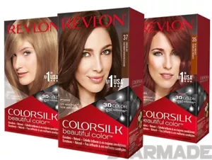 REVLON ColorSilk Permanent Hair Color, Long-Lasting Ammonia Free, Pack of 12 - Picture 1 of 50