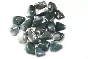 8oz Green Moss Agate Tumbled Stone 10-20mm Reiki Healing Crystal Nature Spirits - Picture 1 of 2