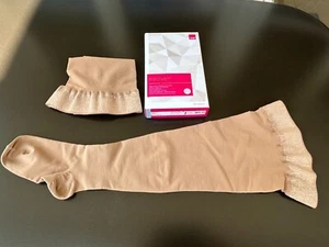 MEDIVEN Kompressionsstrümpfe CCL2 Gr. V Stütz Oberschenkelstrümpfe caramel 1 neu - Bild 1 von 16