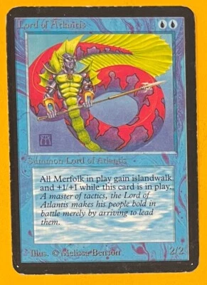 MTG LORD OF ATLANTIS Alpha (OldManMTG 008-160) - Image 1 of 4