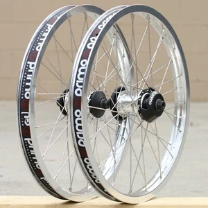 PRIMO BMX BIKE BALANCE FRONT OR FREECOASTER BICYCLE WHEEL POLISHED SILVER VS - Picture 1 of 11
