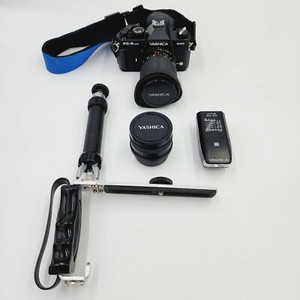 Vintage YASHICA FX-3 SUPER 2000 35mm SLR Film Camera w/Manual Flash 35-70 Japan