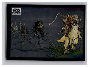 2022 Topps Chrome Star Wars Galaxy #14 Attack on Hoth!