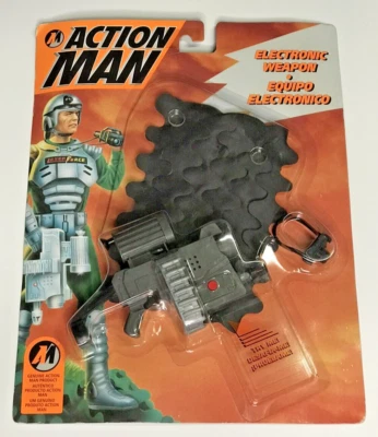 Arma eléctrica Hasbro Modern Action Man 1994 con luces y sonidos sellada Foto 1 de 3