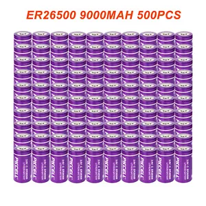 500x ER26500 3.6V 9000mAh Size C Li-SOCl2 Battery for Electric Gate Sensor - Picture 1 of 7