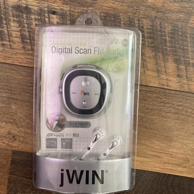 JWIN JX-M21 FM Auriculares Radio Escaneo Digital Ligero Funcionamiento y Funcionamiento Foto 1 de 2