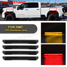 4x LED Side Marker Light Smoke For 20-2023 GMC Sierra 2500HD 3500 Denali CrewSLT
