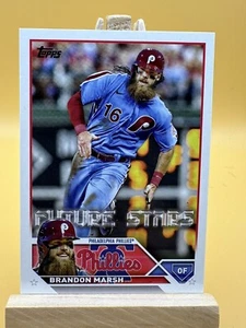 2023 Topps #237 Brandon Marsh Philadelphia Phillies Future Stars - Bild 1 von 2