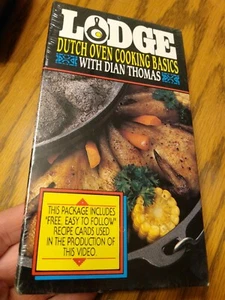 VINTAGE FACTORY SEALED VHS Lodge Dutch Oven Cooking with Diana Thomas W/cards - Picture 1 of 5