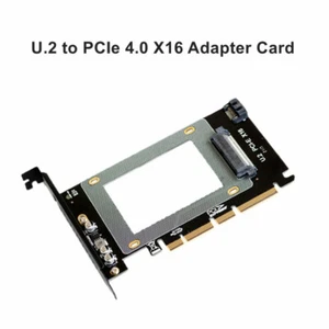 U.2 to PCIE 4.0 X16 Riser Card U.2 SFF-8639 Adapter PCIe U.2 SSD To PCI-E Card - Picture 1 of 7