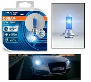 2 AMPOULE H7 12V 80W OSRAM COOL BLUE BOOST XENON LOOK 5000K SEAT IBIZA - Imagen 1 de 1
