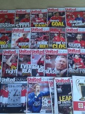 MANCHESTER UNITED HOME PROGRAMMES 2007~08 ~ YOU CHOOSE OPPONENTS FREE POST