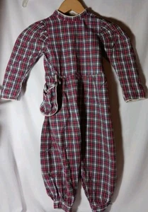 Girls Muffings Design By Schwab Vintage Flannel Jumper 4T - Picture 1 of 15