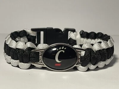 Pulsera Cincinnati Bearcats NCAA Paracord NUEVA Foto 1 de 2
