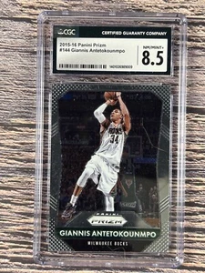 2015-16 Panini Prizm Giannis Antetokounmpo #144 Bucks CGC NM/MINT+ 8.5 - Picture 1 of 2