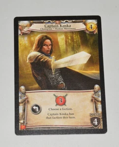 Hero Realms Promo-Karte Captain Koska Champion menschlicher Söldner - 2016 weißer Zauberer - Bild 1 von 2