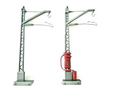 80 pali linea aerea Electrotren in plastica scala HO