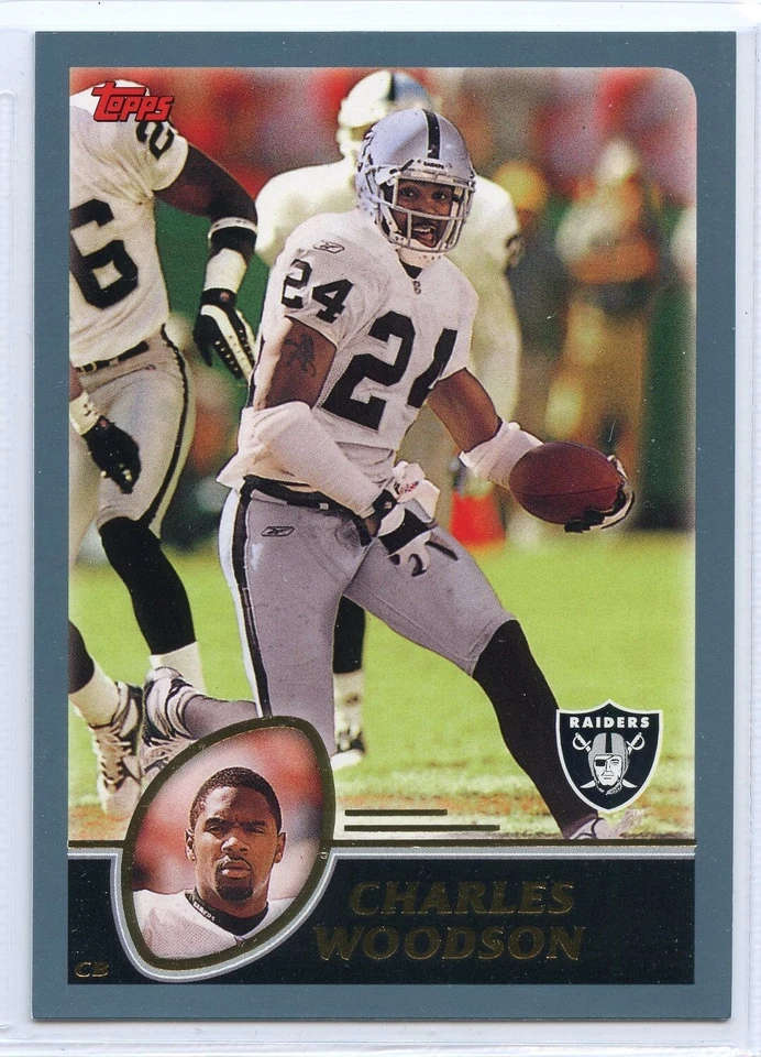 2003 Topps Football - #184 - Charles Woodson - Oakland Raiders - Image 1 of 1