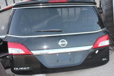 11-17 2015 Nissan Quest puerta levadiza puerta trasera elevadora montaje vidrio negro genuino OEM Foto 1 de 4