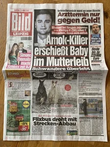Bild Zeitung vom 11.03.2023 - Bild 1 von 2