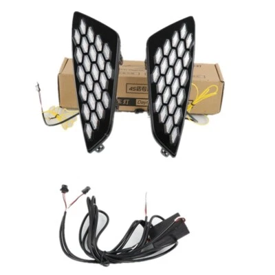 Luces de circulación diurna LED DRL transmisor señales de giro para Toyota Sienna XSE 2021+ Foto 1 de 4