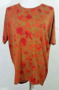 Camisa a lunares LuLaRoe XS Top simplemente cómoda hojas florales - Imagen 1 de 5