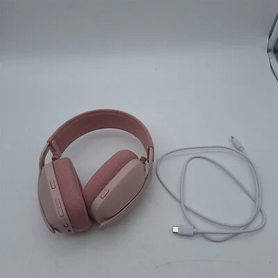 Logitech Zone Vibe 100 Wireless Over-Ear Headset - Rose - Image 1 of 4