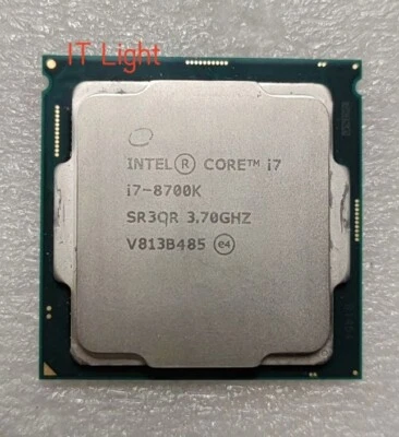 Intel 8th Gen Core i7-8700K SR3QR 3.70GHz (Turbo 4.7GHz) 6-Core 12M LGA-1151 CPU - Image 1 of 2