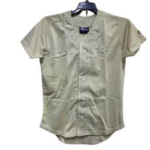 New Tag Team Uniform Youth Large Button Down Baseball Mesh Short Sleeve Jersey - Picture 1 of 4