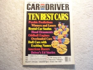 Car and Driver 1994 January Buick Riviera Mercury Villager Honda Accord VW Jetta - Picture 1 of 1