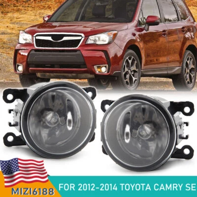 For 2014-2018 Subaru Forester Bumper Fog Lights Lamps w/H11 Bulbs Clear Lens - Image 1 of 4