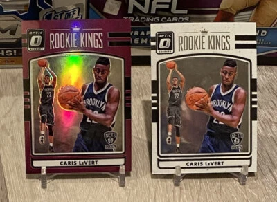 2016-17 Optic Rookie Kings (2) Purple Prizm +Base Caris LeVert #17 FREE SHIP $25 - Image 1 of 2