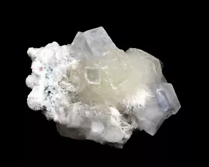 Natural APOPHYLLITE Stilbite Chalcedony Minerals Specimen India #G 662 - Picture 1 of 5