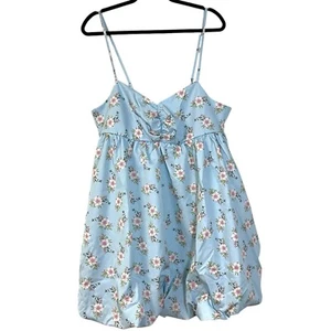 Free People In a Bubble ärmelloses Minikleid Bluebell Floral Damen Größe XL - Bild 1 von 9