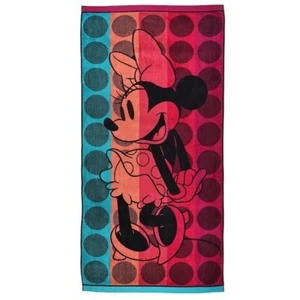 Minnie Mouse übergroßes Strandtuch 36" x 72" Baumwolle - Bild 1 von 2