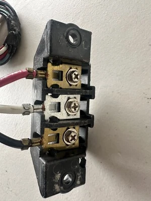 3397659 WP3397659 Whirlpool Kenmore Dryer Terminal Block with screws - Image 1 of 4