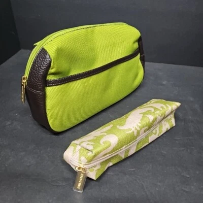 Bolsa de cosméticos de maquillaje verde lima ESTEE LAUDER Foto 1 de 4