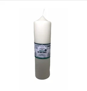 All Natural Dye Free Unscented Soy Wax 2.25 " x 9" Pillar Candle - Picture 1 of 1