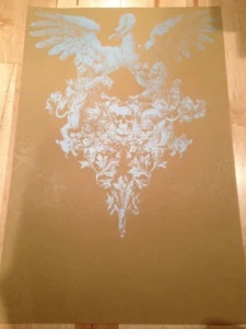  Jacob Bannon Converge Cali Tour 2K7 Mustard No Type Poster Art Print Signed - Picture 1 of 1