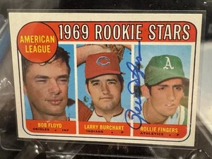 1969 Topps SIGNED Rollie Fingers RC #597 AUTO MINT Oakland A’s HOF ROOKIE BEAUTY - Picture 1 of 6
