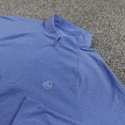 Пуловер женский Peter Millar XL синий пуловер на молнии 1/4 для гольфа Mark Whiskey - Изображение 1 из 4