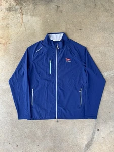 Peter Millar Jacket LACC US Open Blue Full Zip Golf Performance Men’s Medium - Picture 1 of 7