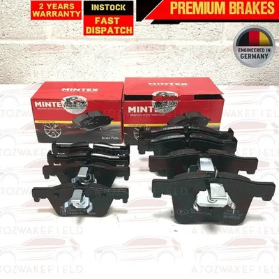 Para BMW 1 2 3 4 Serie M Sport Delantero Trasero Premium Mintex Freno Fr RR - Imagen 1 de 4
